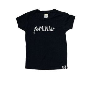 Hey Baby Black Feminist Tee